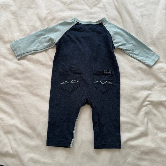 Baby Boy Bundle Carters 7 For All Mankind Western Outfit French Fries Size 3M - Picture 5 of 8